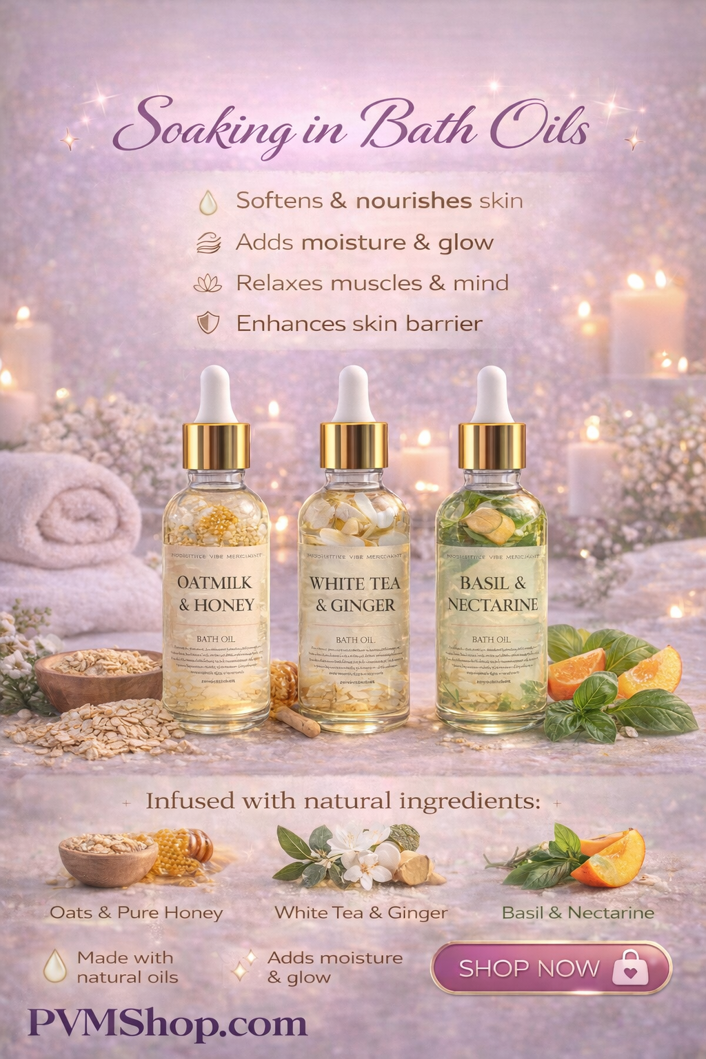 Luxurious Bath Oil