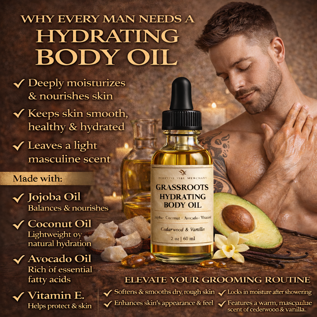 Men’s Hydrating Body Oil