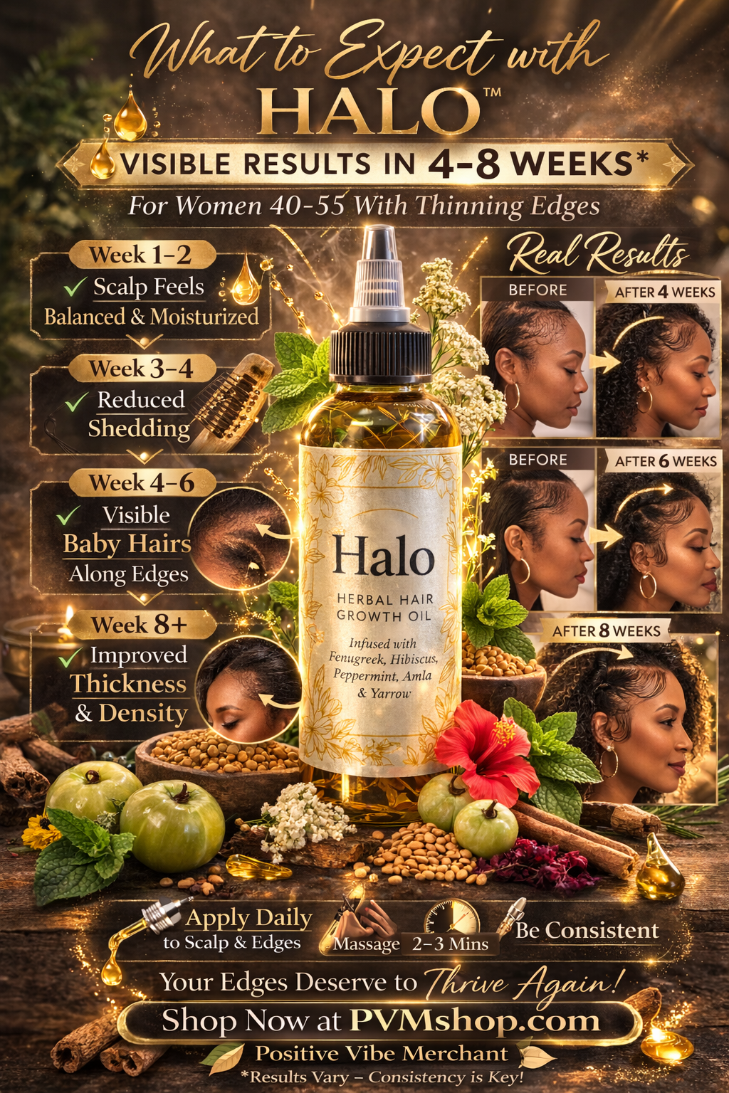 Halo Ayurvedic Hair Growth Oil