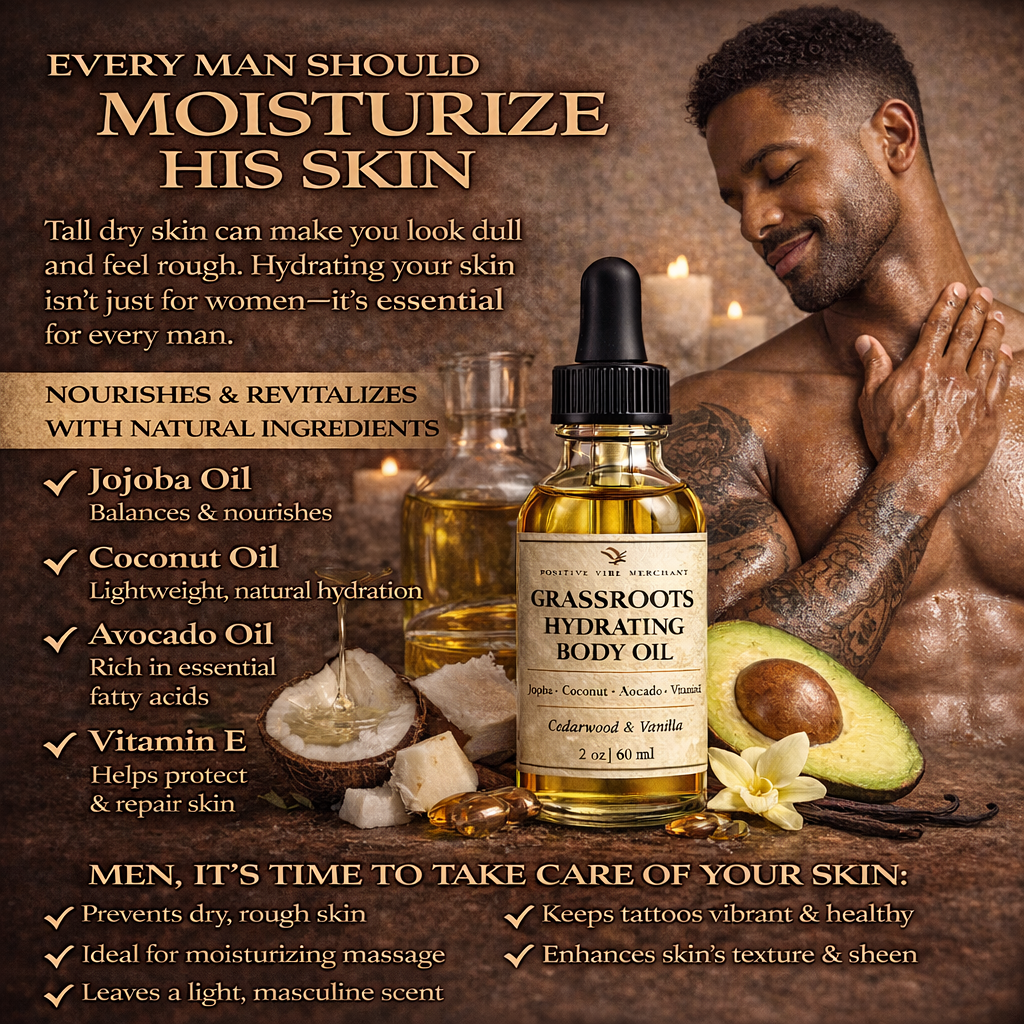 Men’s Hydrating Body Oil