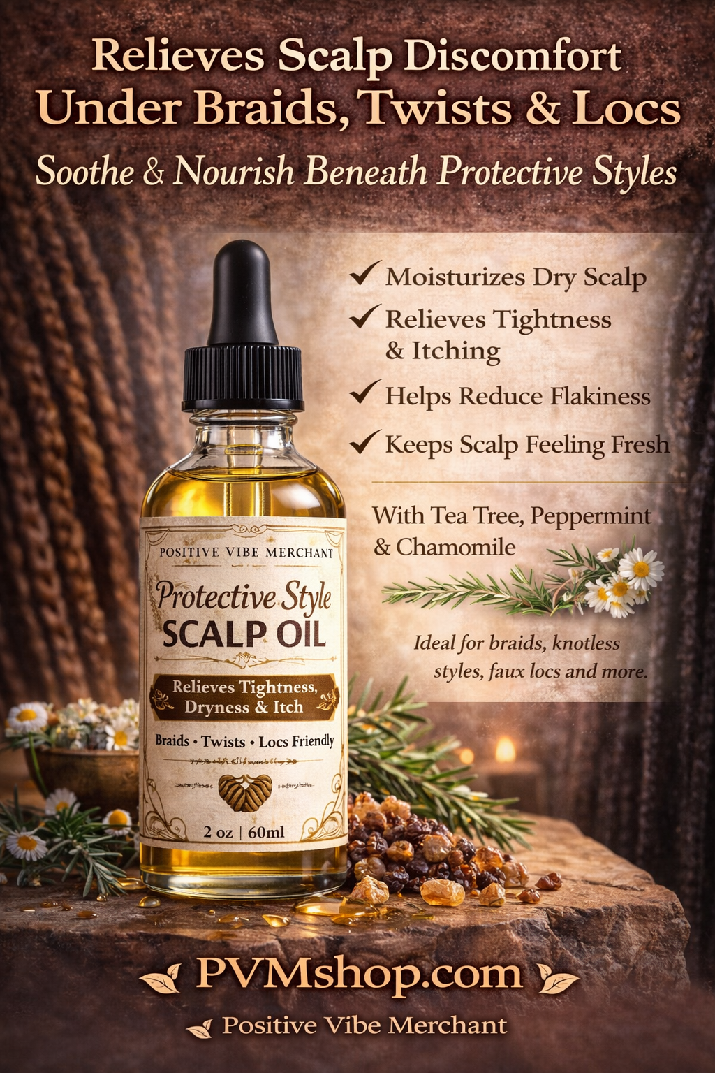 Protective Style Scalp Oil