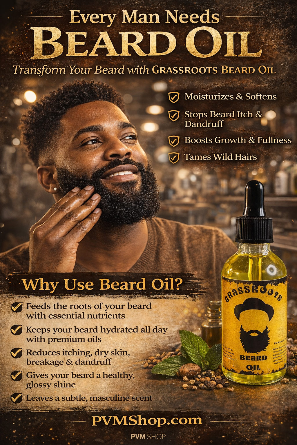 Grassroots Beard Oil