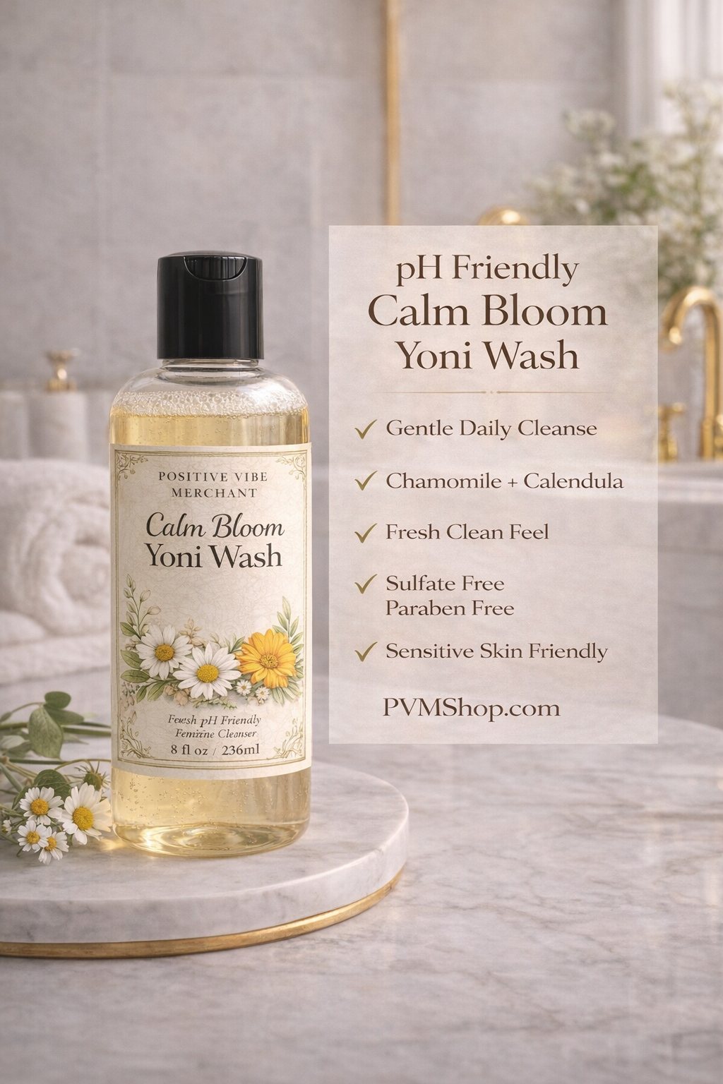 Calm Bloom Gentle Yoni Wash