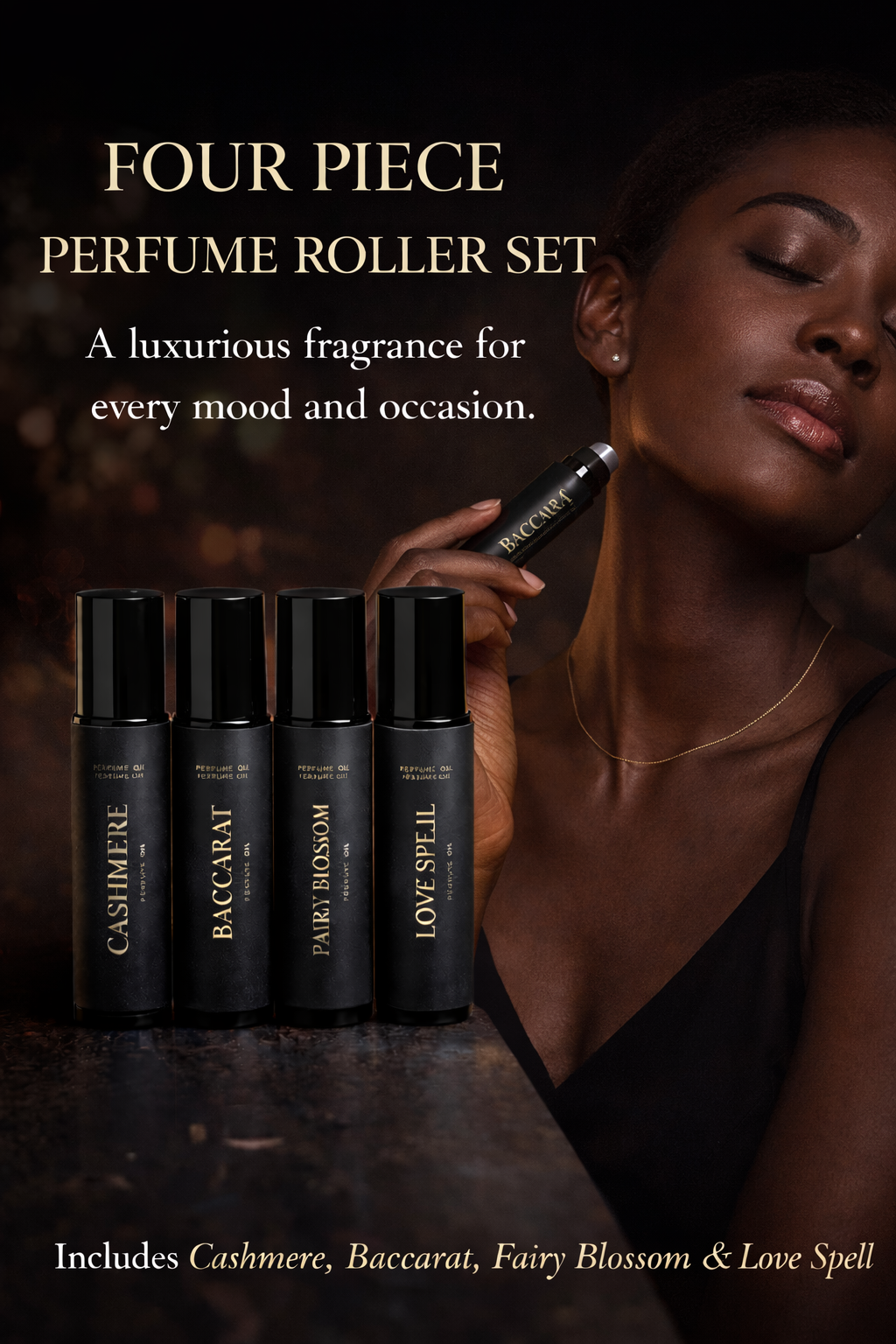 4 pc Luxury Perfume Oil