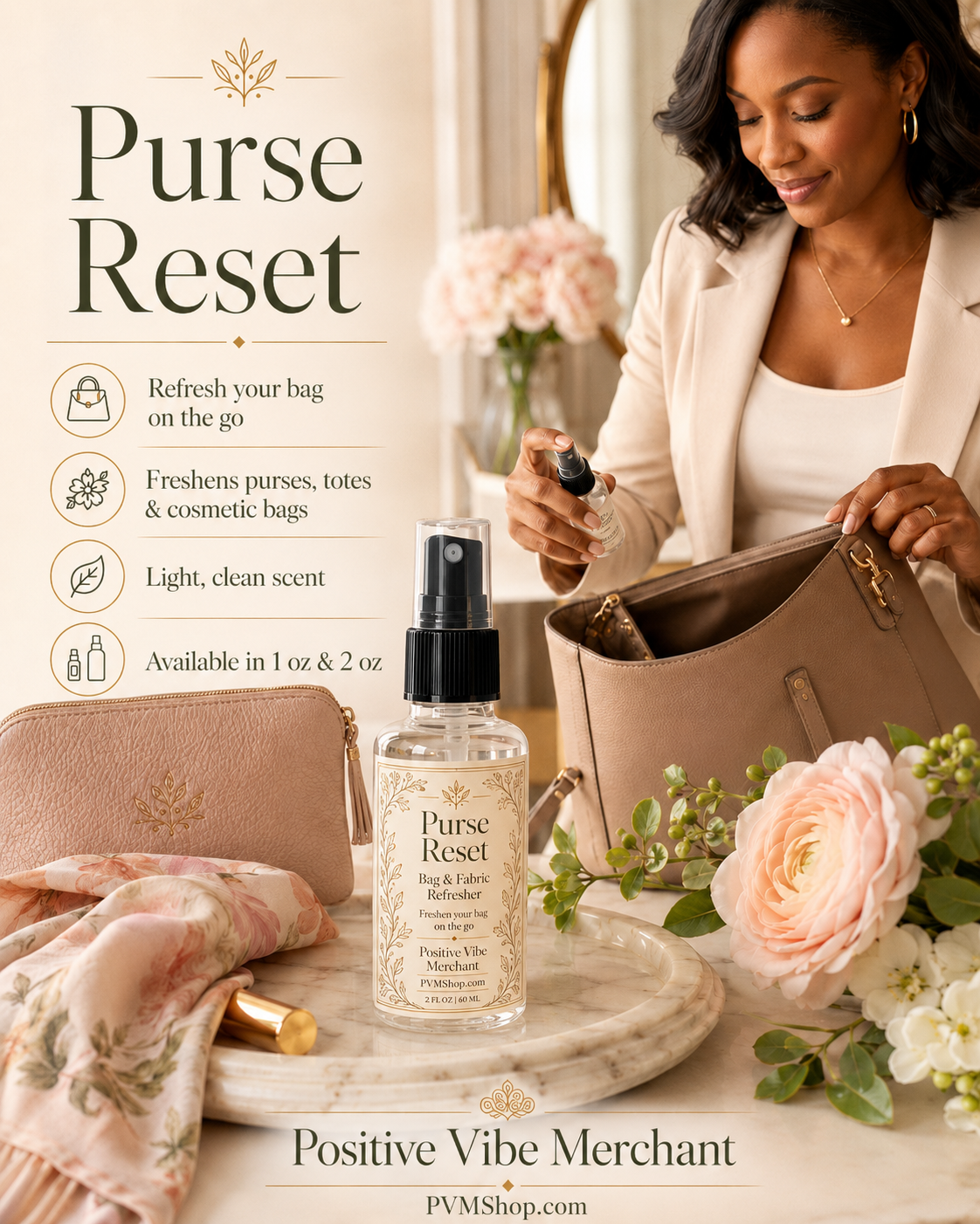 Purse Reset Luxury Purse Freshener
