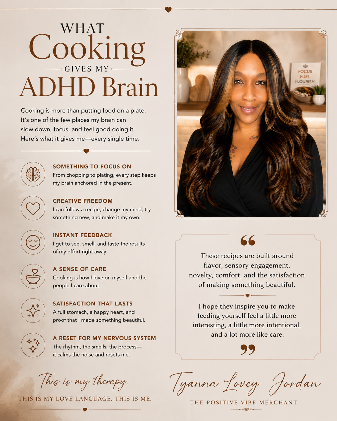 What cooking gives my ADHD brain.